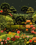 Arley Garden Dusk Bespoke Mural