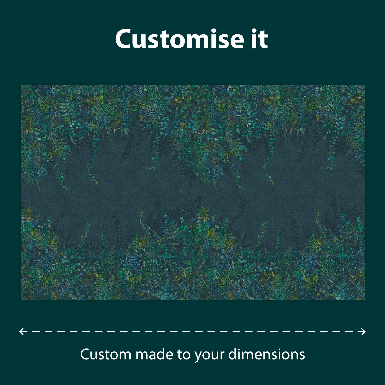 Cascading Kaleidoscope Amazon Bespoke Mural by Clarissa Hulse