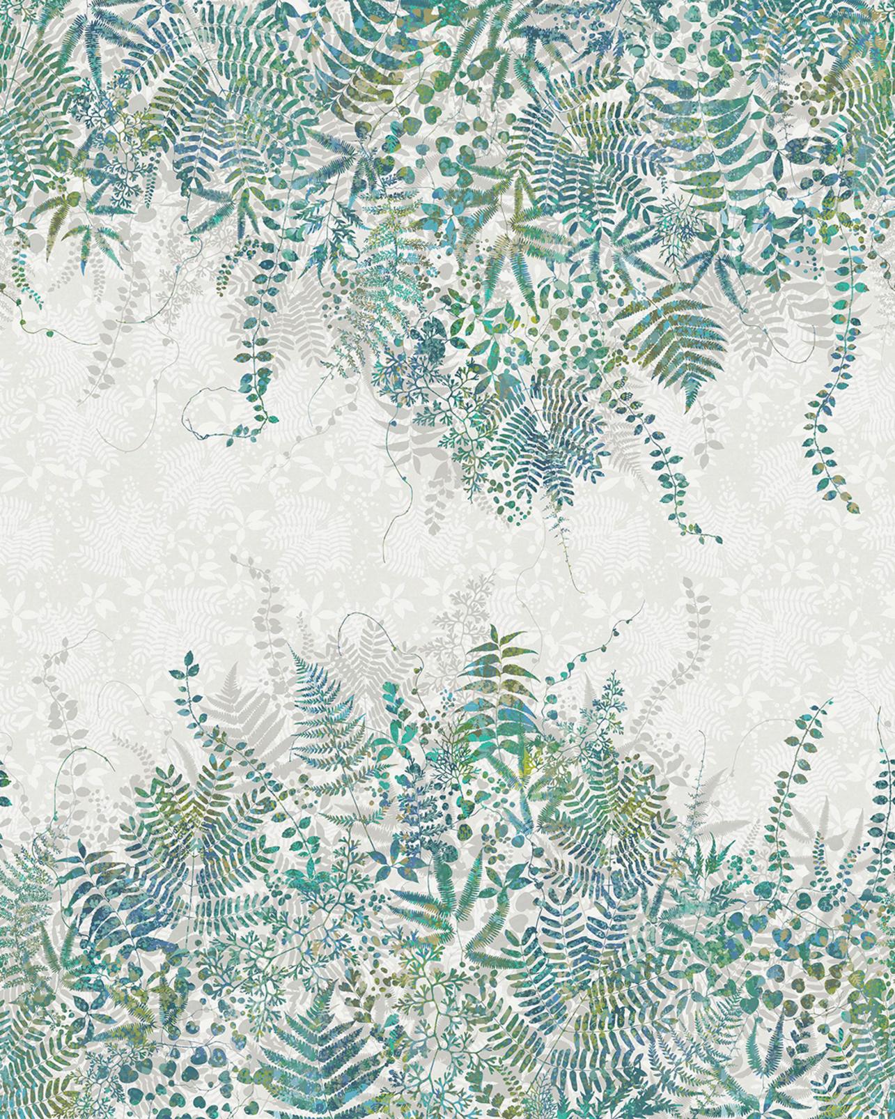Cascading Kaleidoscope Lagoon Bespoke Mural by Clarissa Hulse