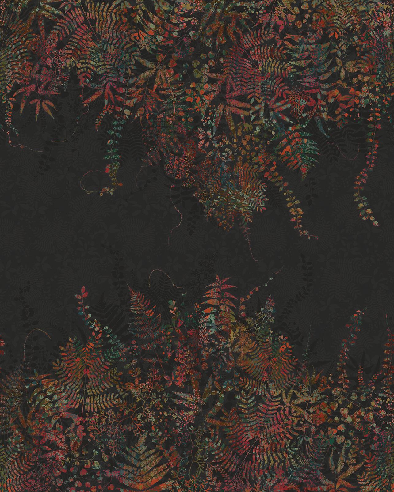 Cascading Kaleidoscope Autumn Bespoke Mural by Clarissa Hulse