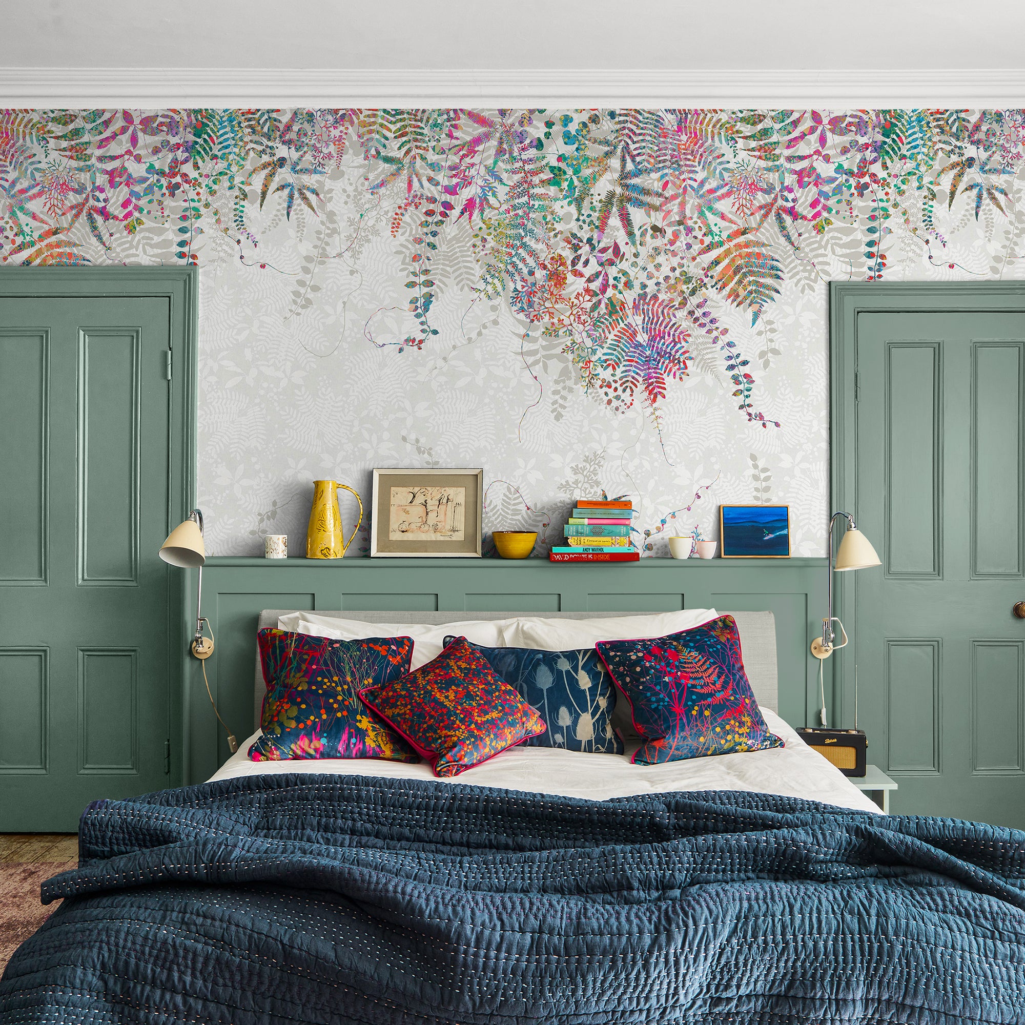 Cascading Kaleidoscope Miami Bespoke Mural by Clarissa Hulse