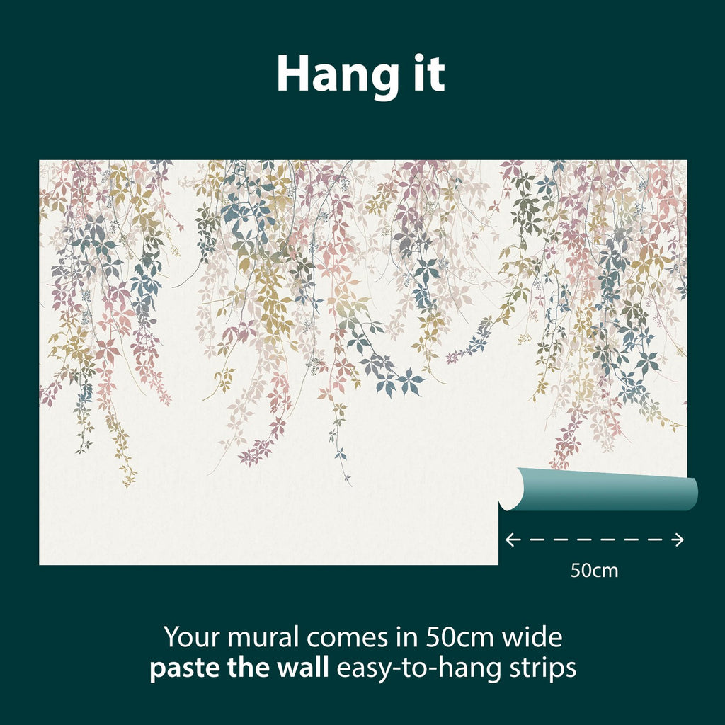 Virginia Creeper Opal Bespoke Mural by Clarissa Hulse.