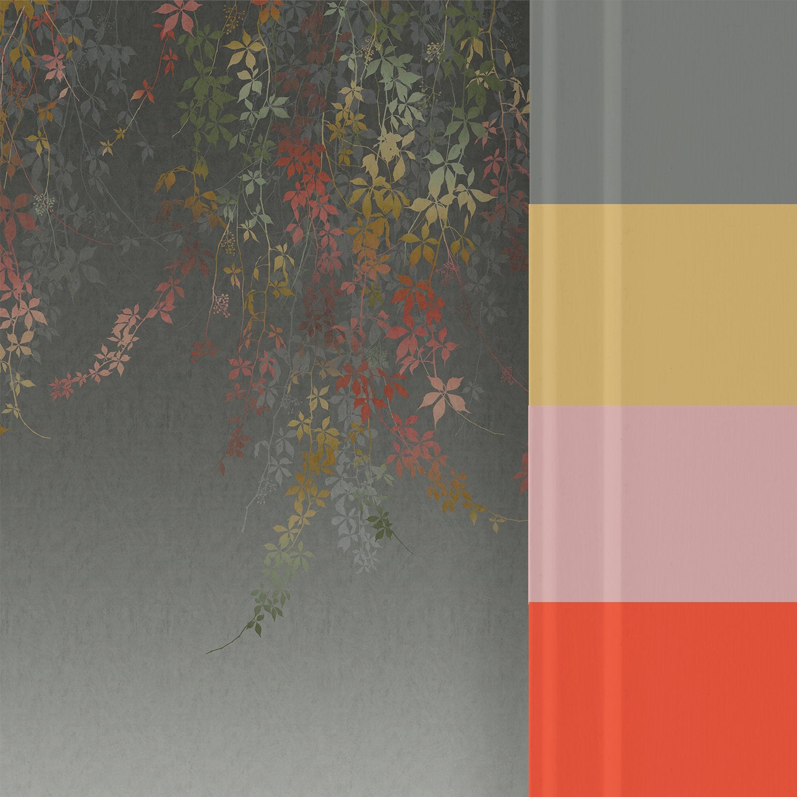 Virginia Creeper Autumn Bespoke Mural by Clarissa Hulse