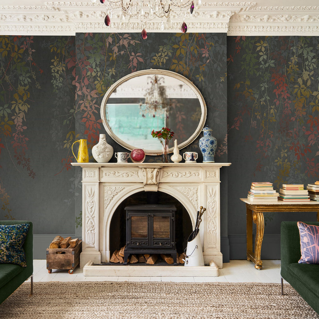 Virginia Creeper Autumn Bespoke Mural by Clarissa Hulse