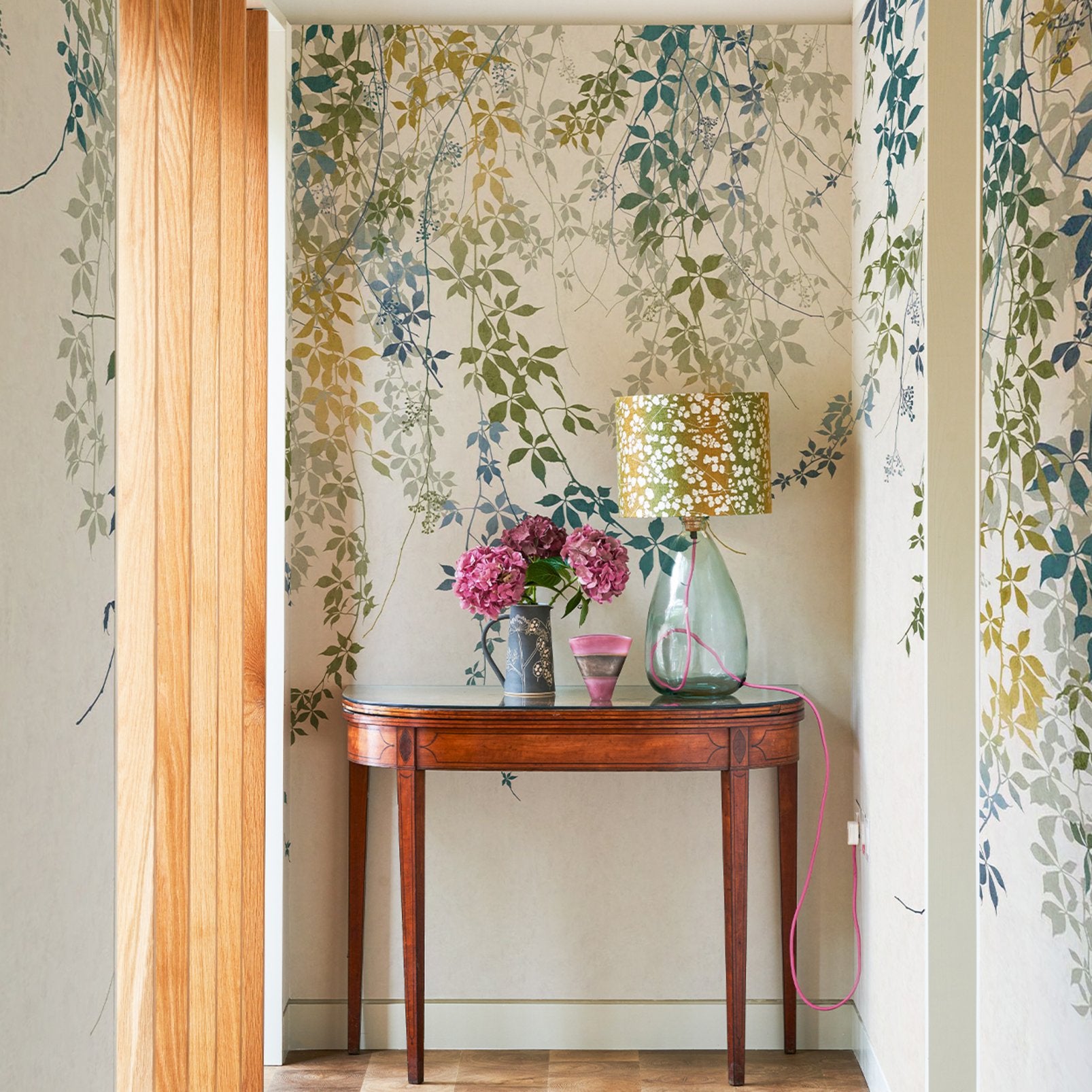 Virginia Creeper Spring Bespoke Mural by Clarissa Hulse.
