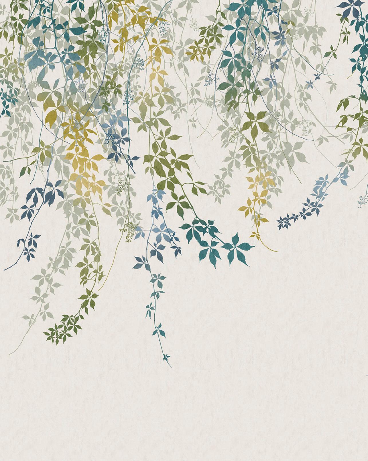 Virginia Creeper Spring Bespoke Mural by Clarissa Hulse.