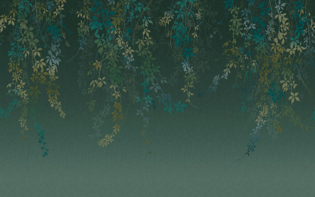 Virginia Creeper Moss Bespoke Mural by Clarissa Hulse