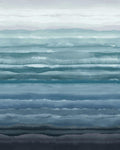 Strata Sapphire Bespoke Mural by Clarissa Hulse