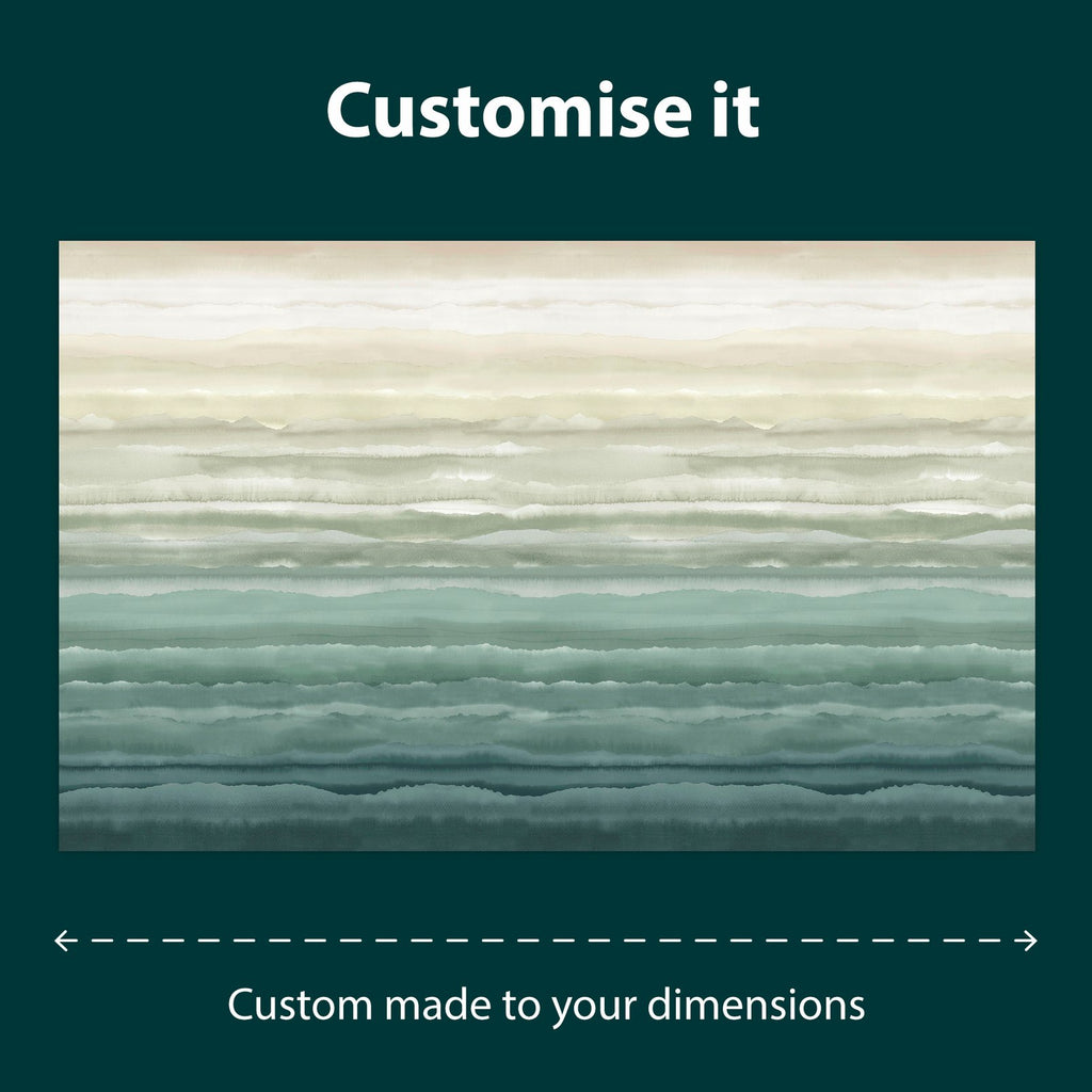 Strata Jade Bespoke Mural by Clarissa Hulse