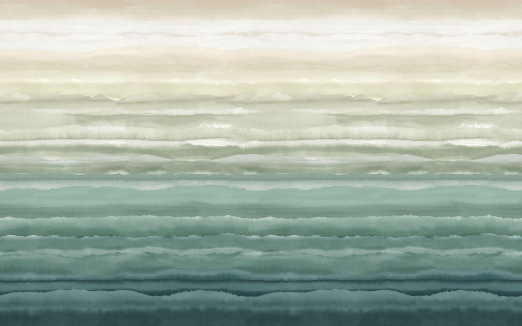 Strata Jade Bespoke Mural by Clarissa Hulse