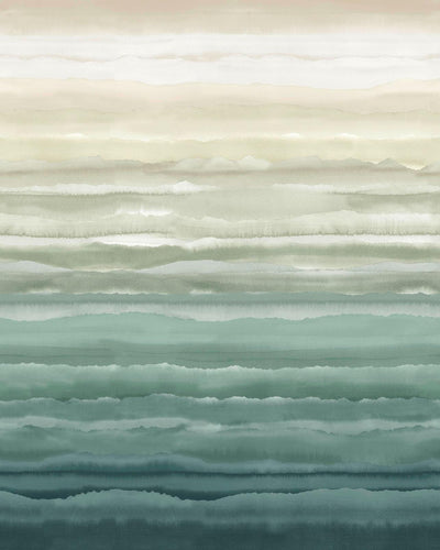 Strata Jade Bespoke Mural by Clarissa Hulse