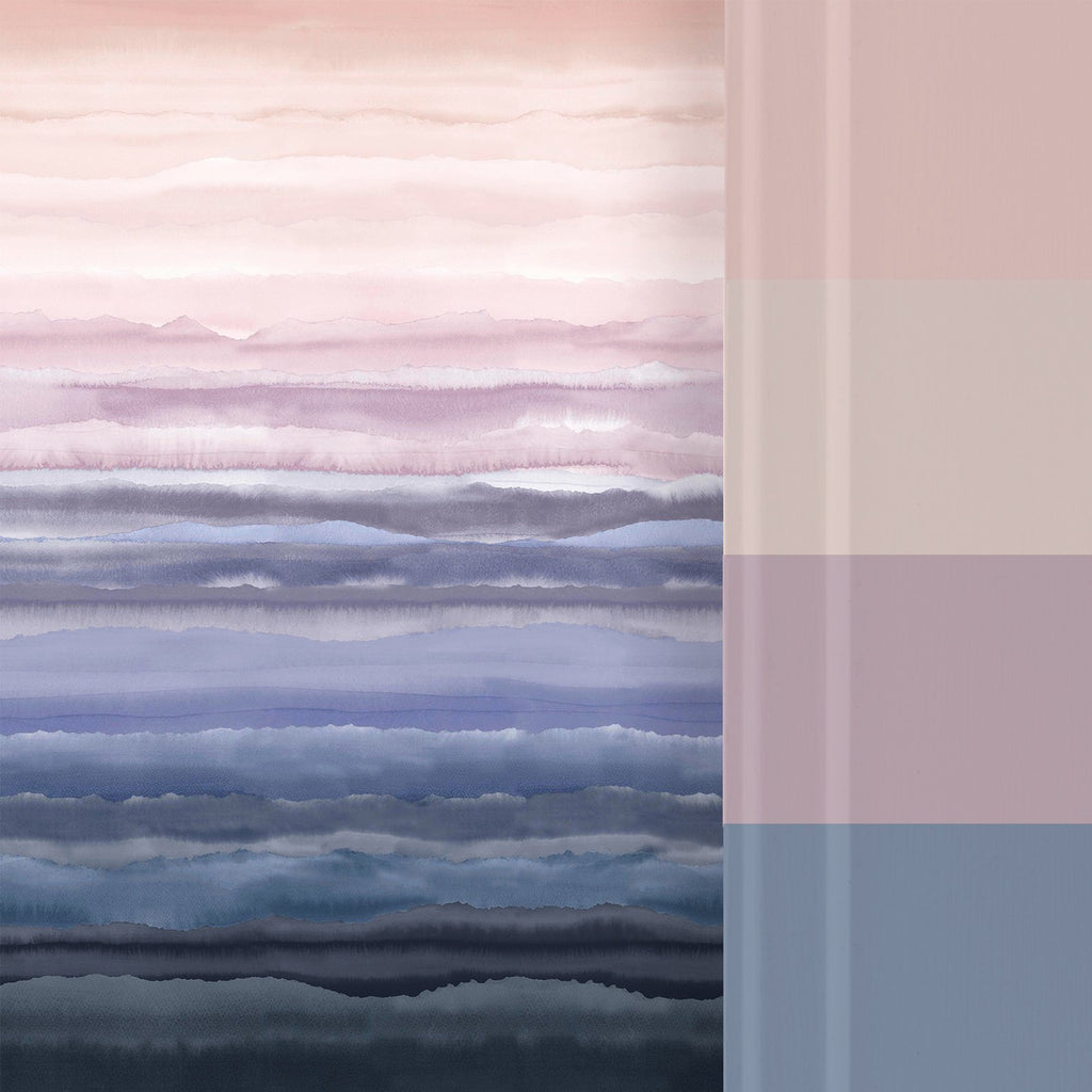 Strata Rose Quartz Bespoke Mural by Clarissa Hulse