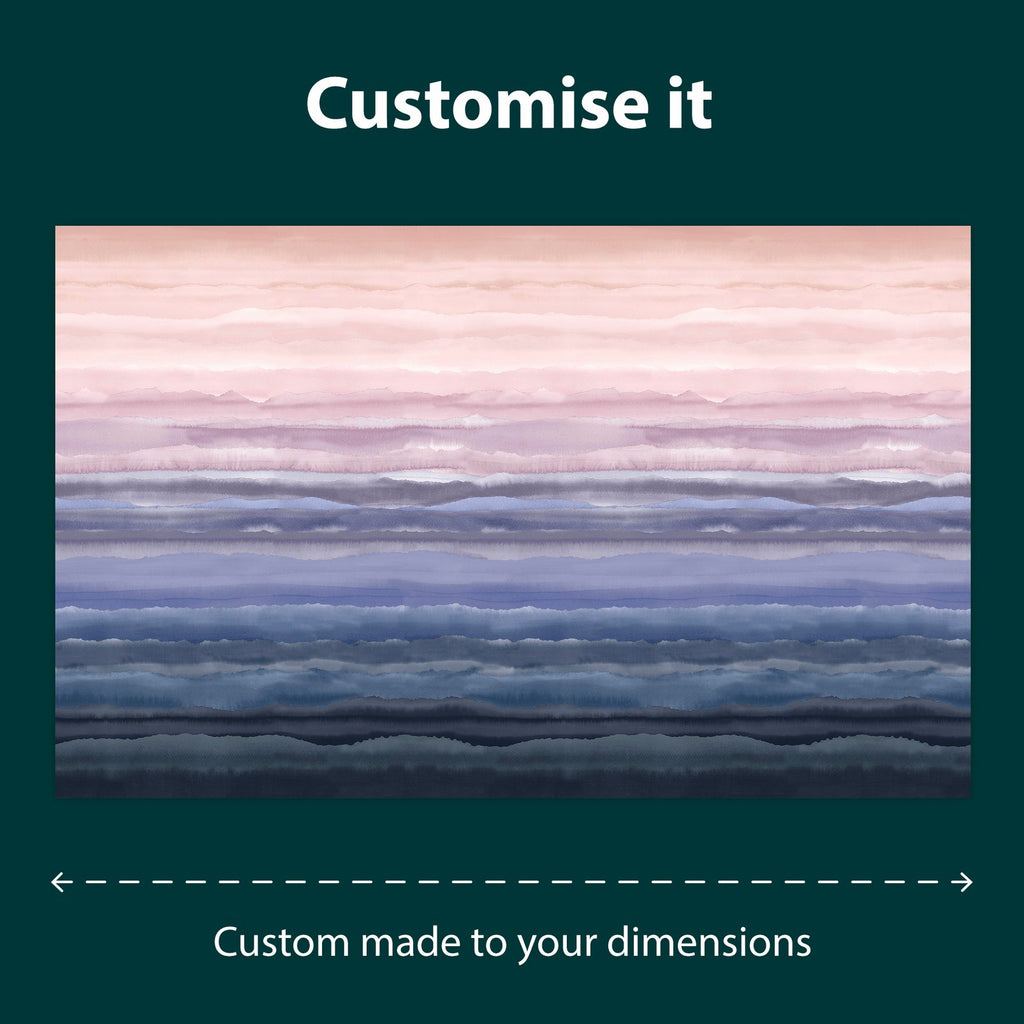 Strata Rose Quartz Bespoke Mural by Clarissa Hulse