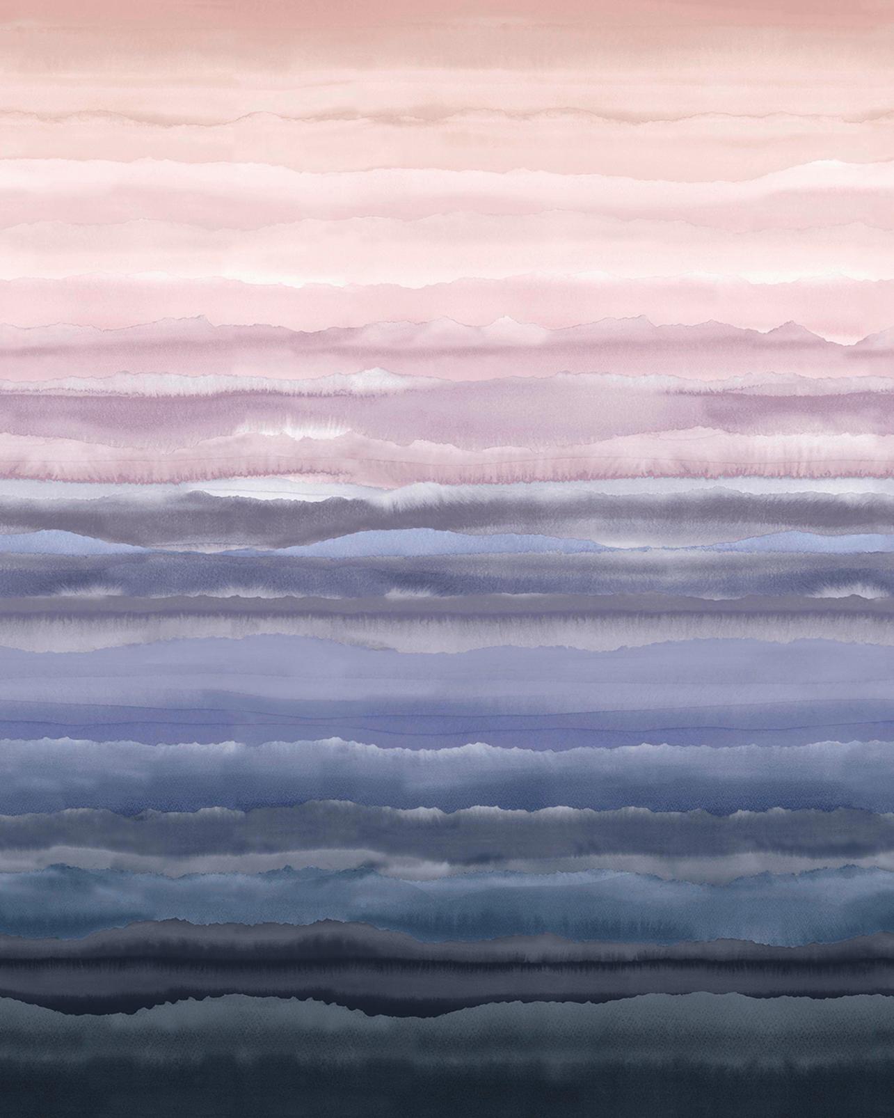 Strata Rose Quartz Bespoke Mural by Clarissa Hulse