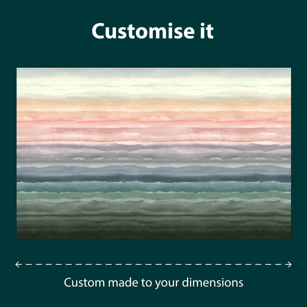 Strata Dawn Bespoke Mural by Clarissa Hulse