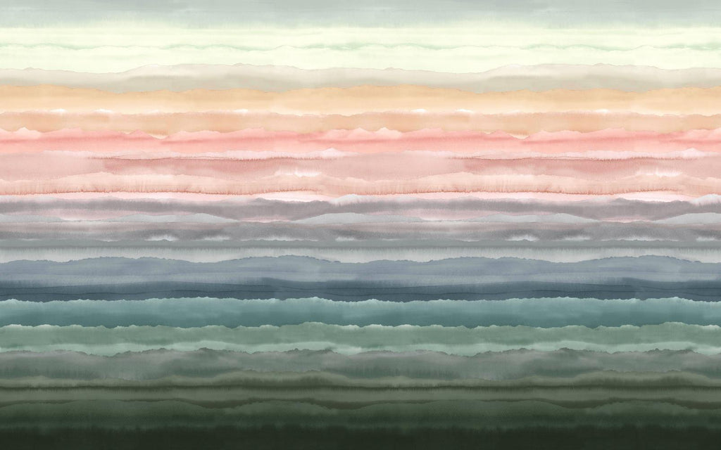 Strata Dawn Bespoke Mural by Clarissa Hulse