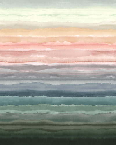 Strata Dawn Bespoke Mural by Clarissa Hulse