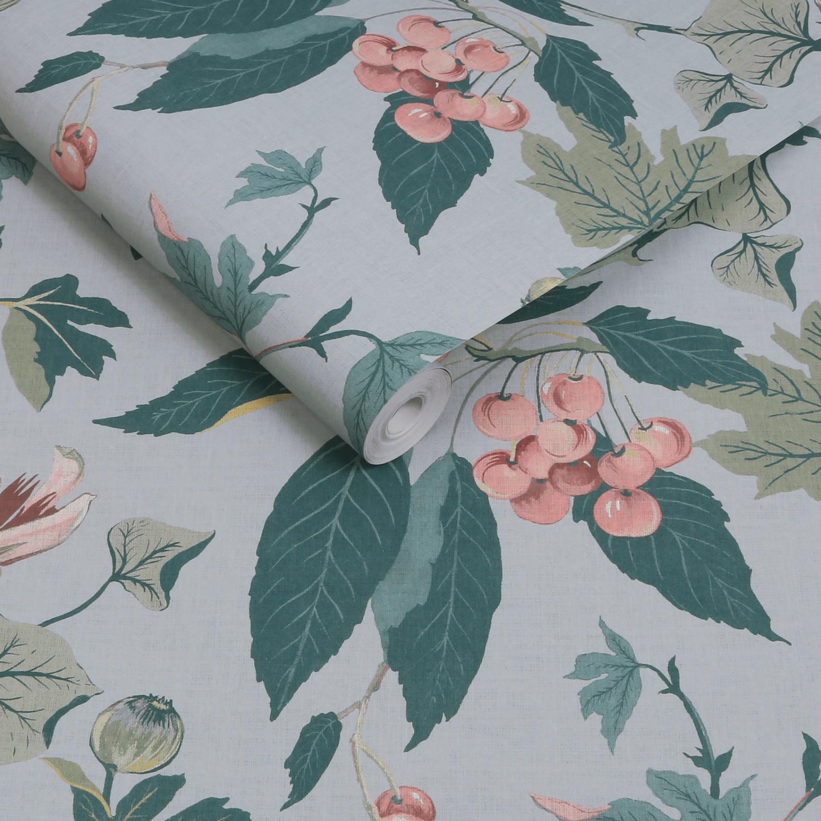 Craftwork Trail Sky Blue Wallpaper