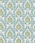 Apple of Grenada Blue & Green Wallpaper