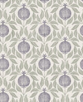 Apple of Grenada Purple & Green Wallpaper