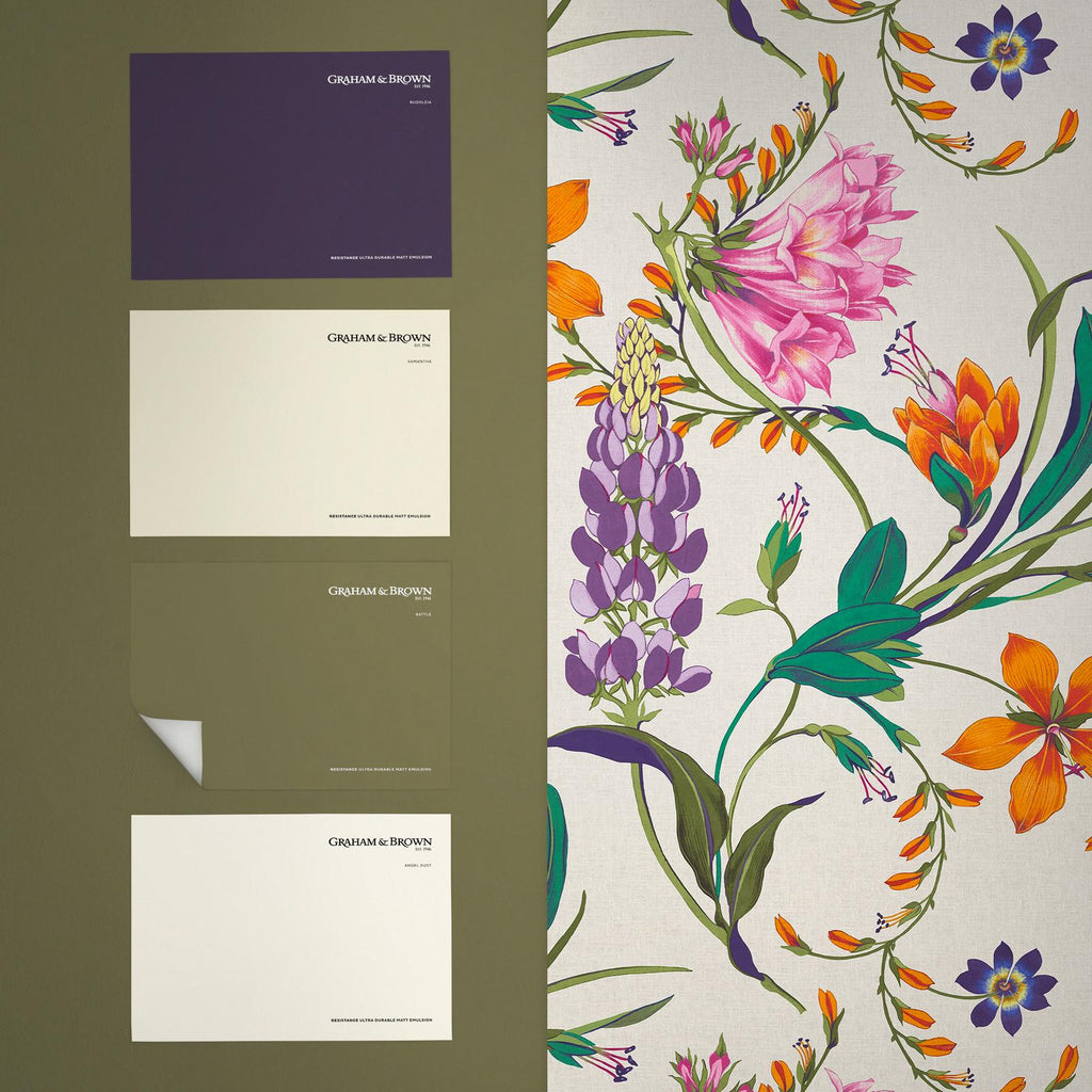Botanist's Scroll Vivant Wallpaper
