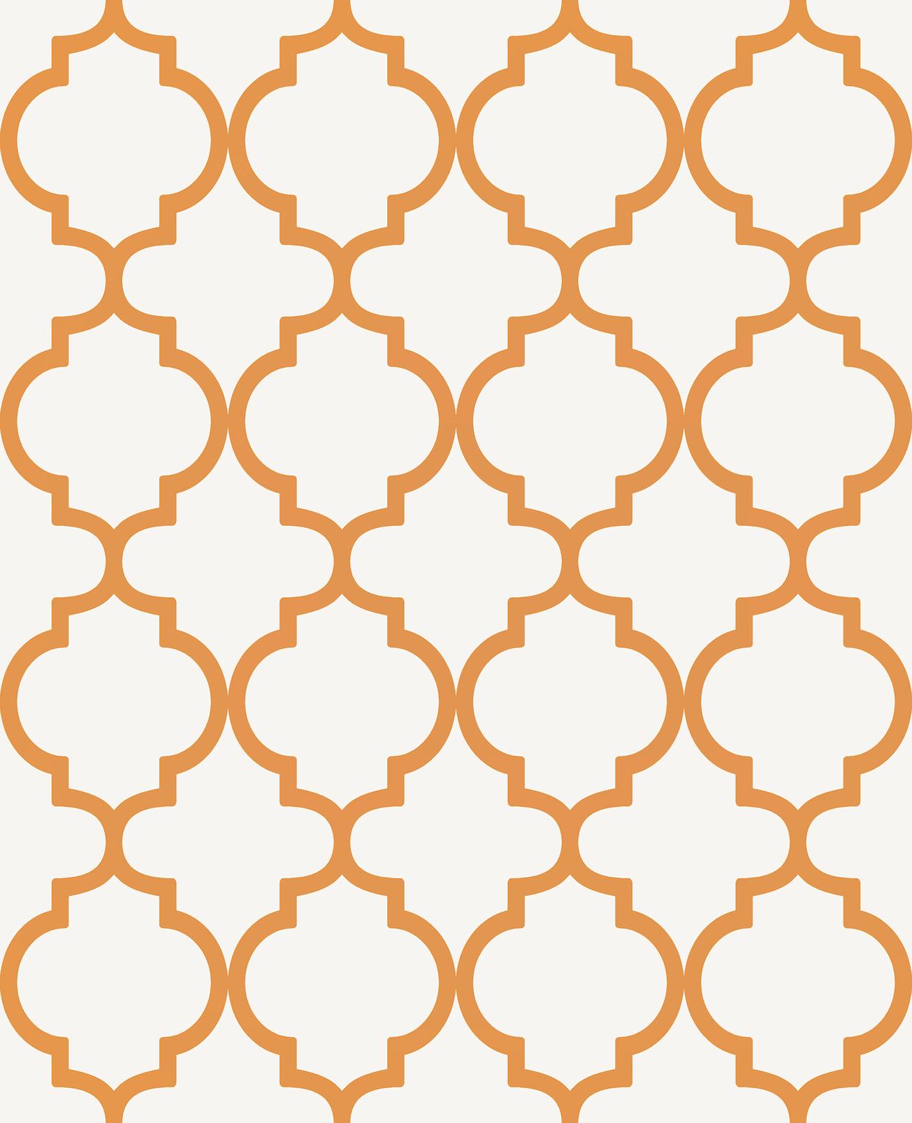Trellia Orange Wallpaper