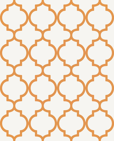 Trellia Orange Wallpaper