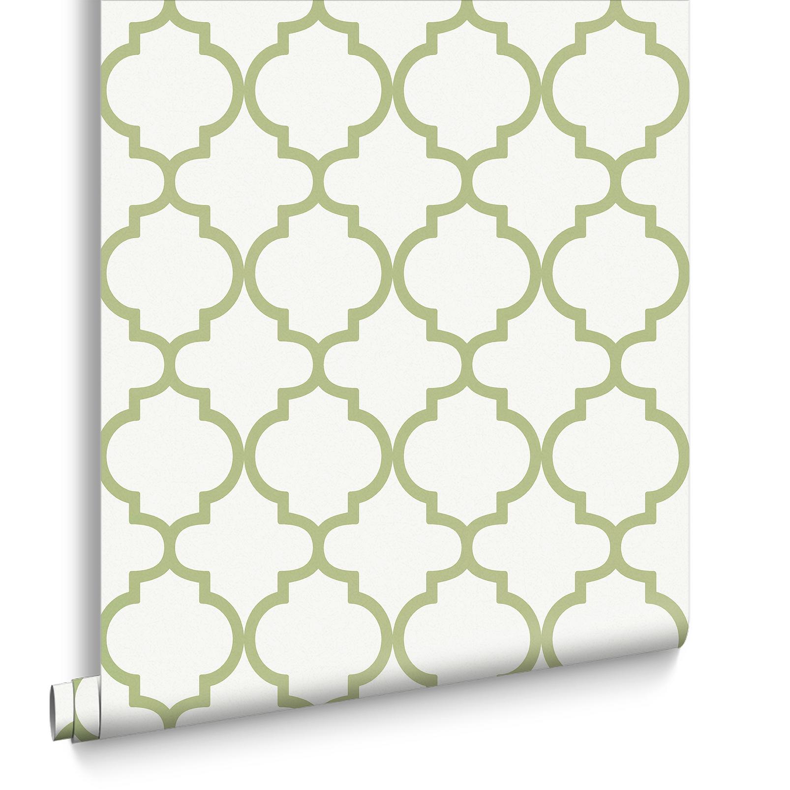 Trellia Green Wallpaper