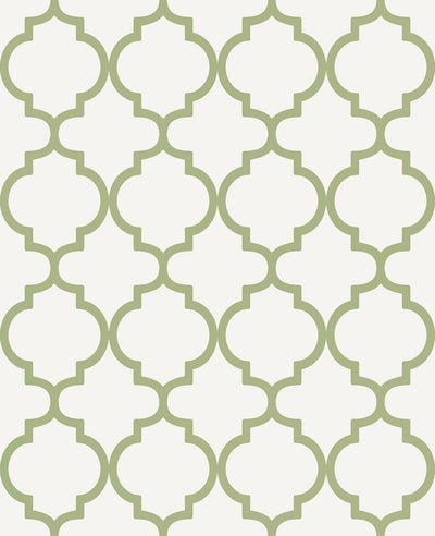 Trellia Green Wallpaper