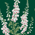 Foxglove Emerald Wallpaper