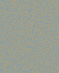 Gilded Leaf Sky Blue & Pale Gold Wallpaper