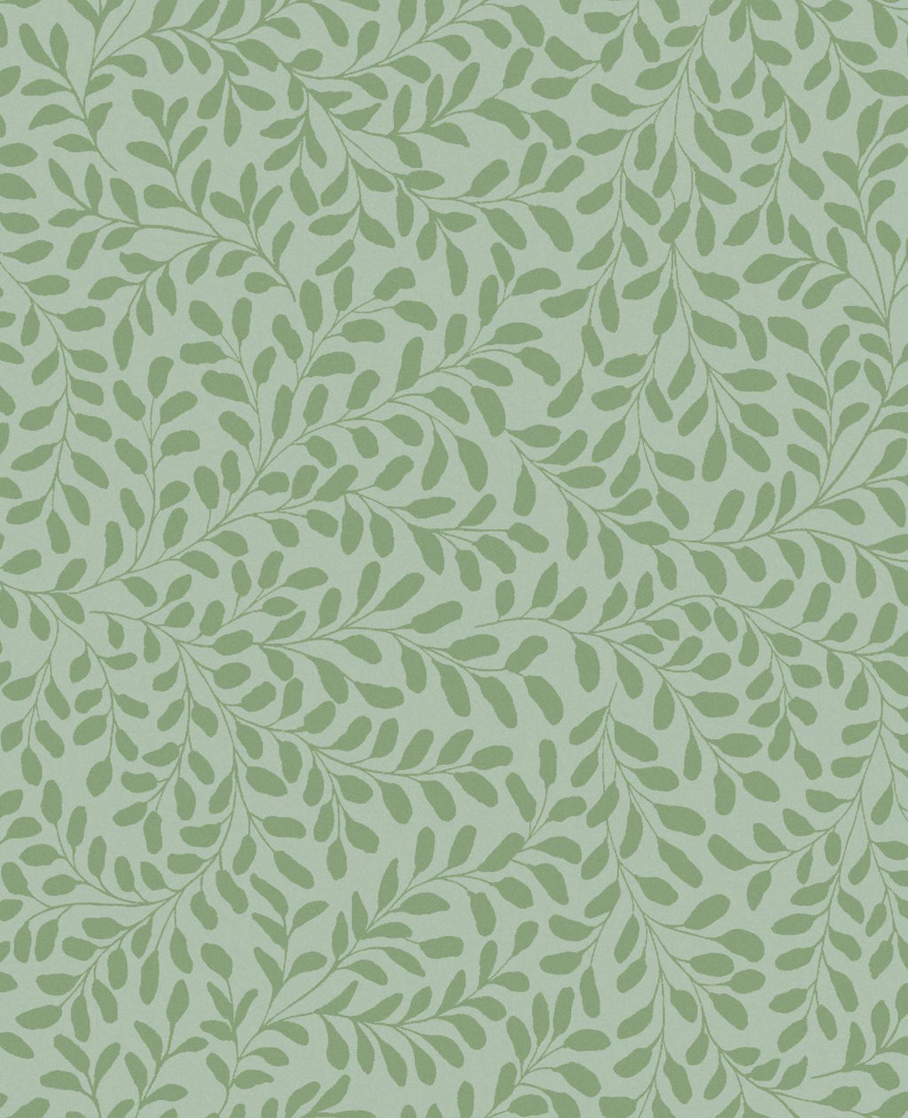 Gilded Leaf Sage & Pale Gold Wallpaper