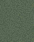 Gilded Leaf Olive Wallpaper