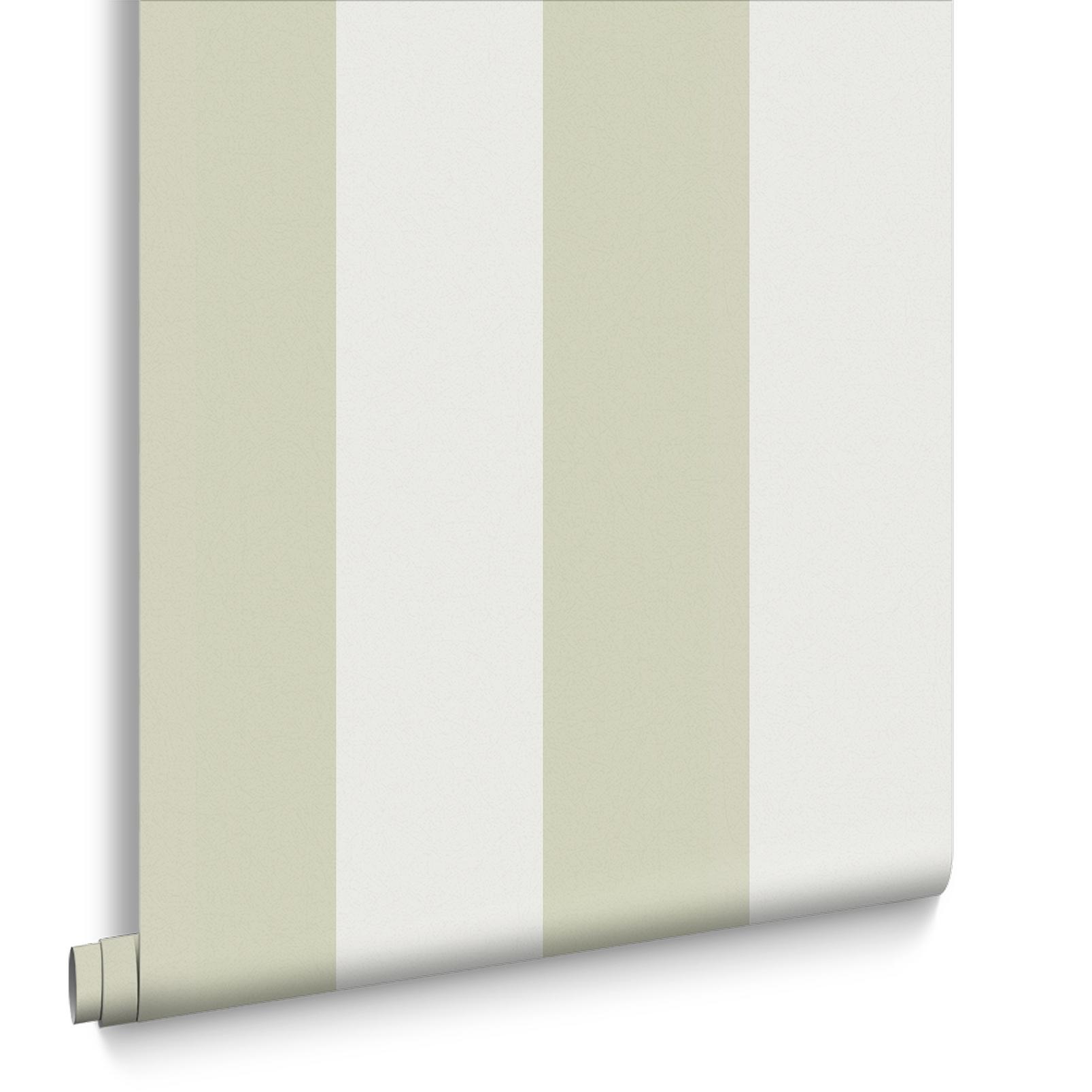 Quartet Stripe Sage Wallpaper