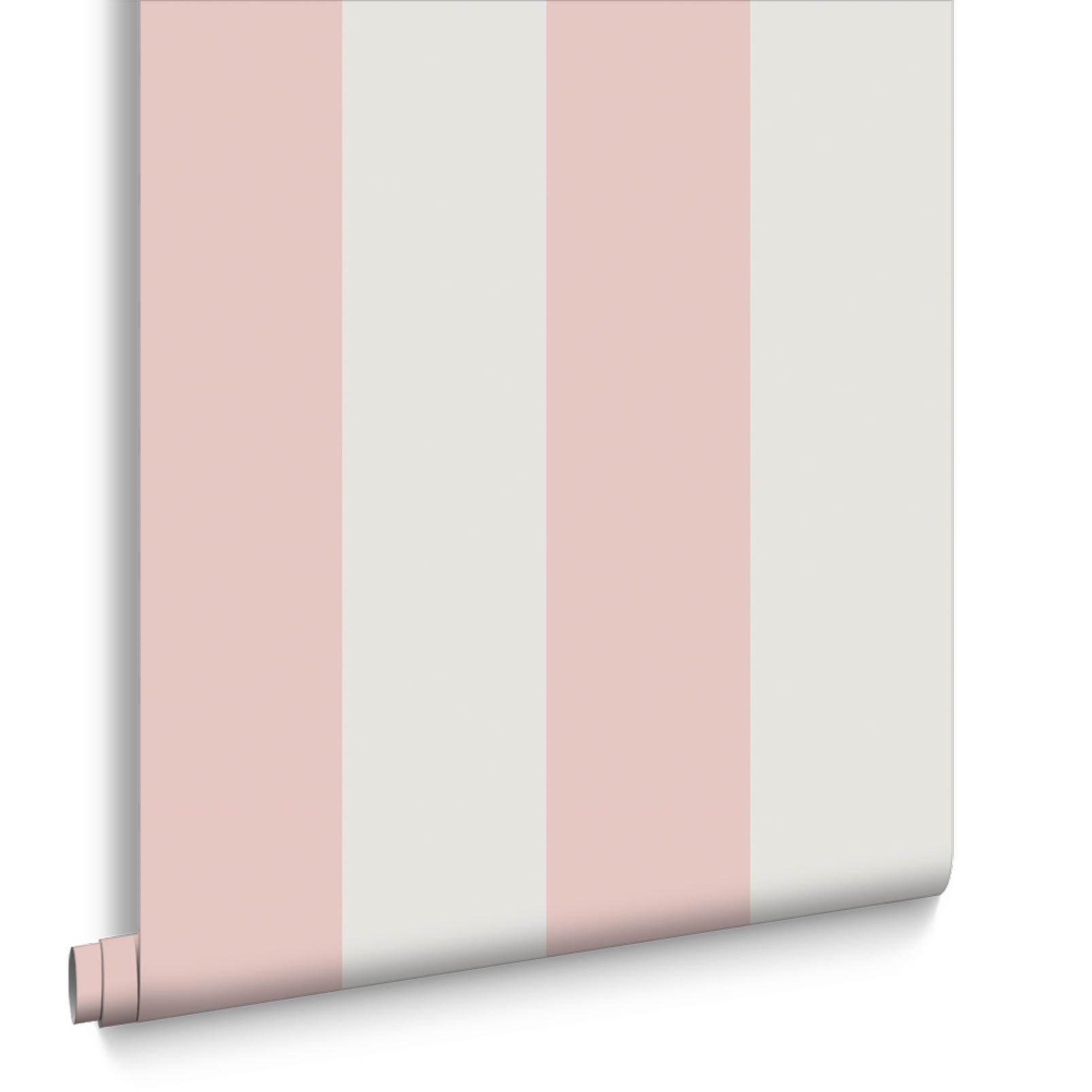 Quartet Stripe Blush Wallpaper