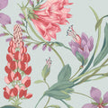 Botanist's Scroll Duck Egg Wallpaper