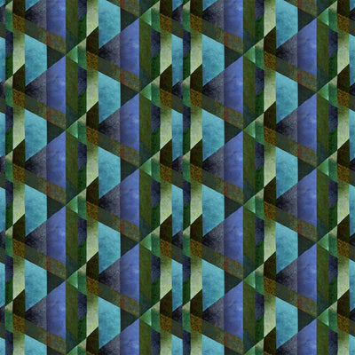 Minakari Geo Cobalt (Scenes & Murals II)