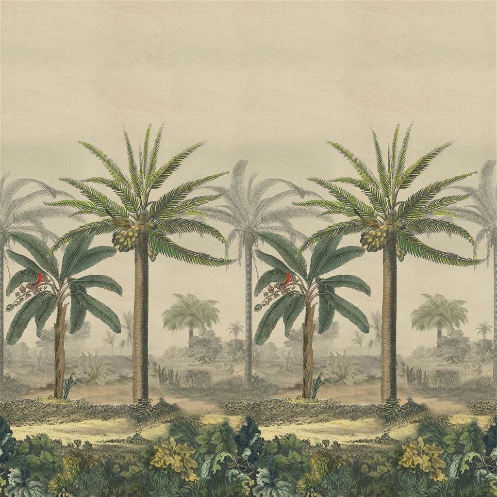 Palm Trail Scene 2 Sepia (Scenes & Murals II)