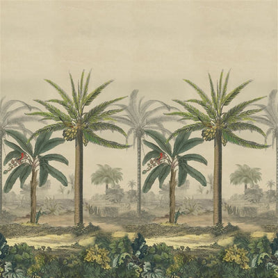 Palm Trail Scene 2 Sepia (Scenes & Murals II)