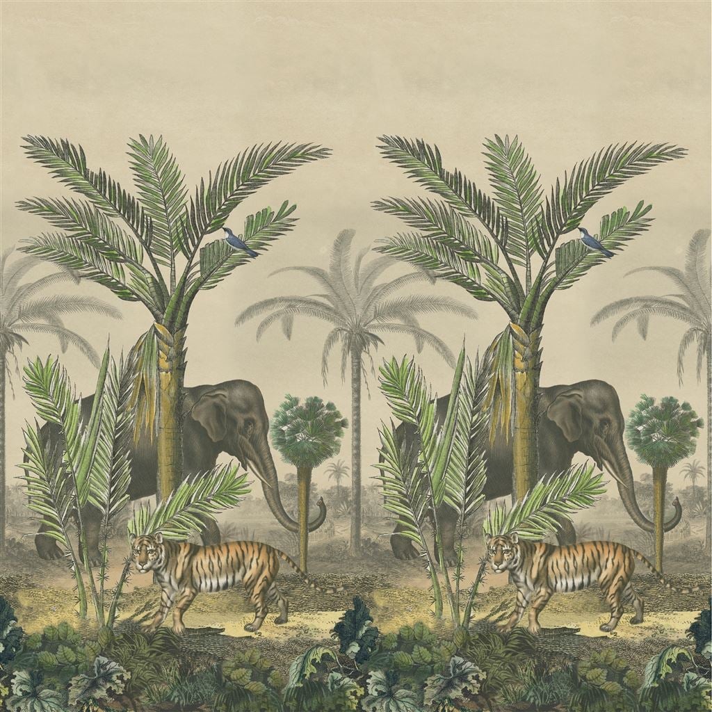 Palm Trail Scene 1 Sepia (Scenes & Murals II)