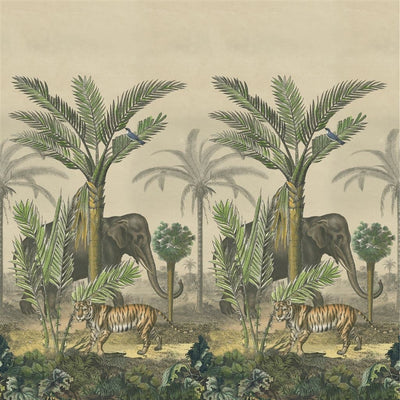 Palm Trail Scene 1 Sepia (Scenes & Murals II)