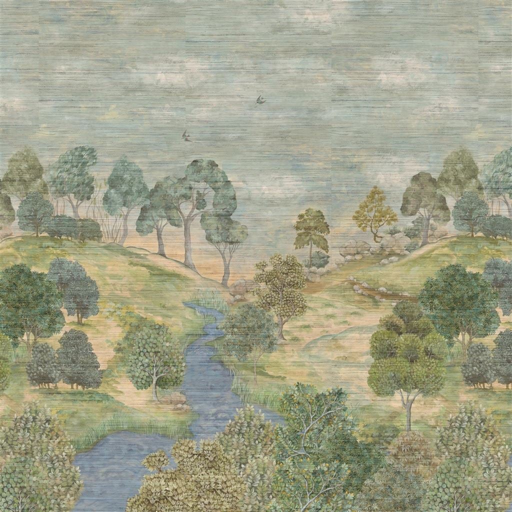 Bandipur Grasscloth Sky (Scenes & Murals II)