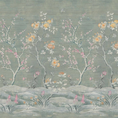 Manohari Grasscloth Blossom (Scenes & Murals II)