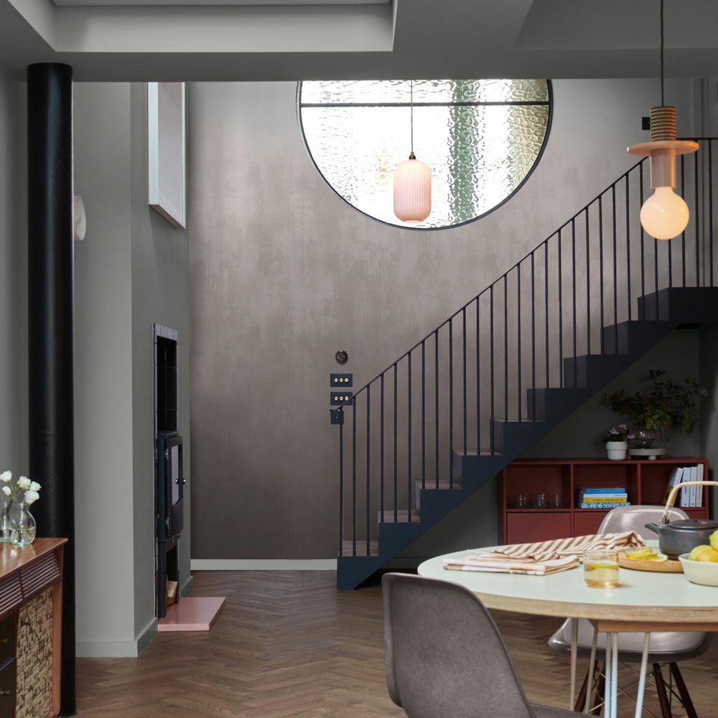 Oblique Ink Charcoal Bespoke Mural