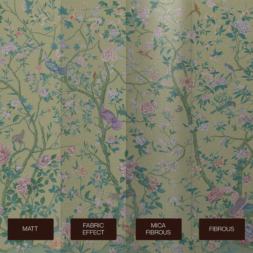 Chinoiserie Green Bespoke Mural