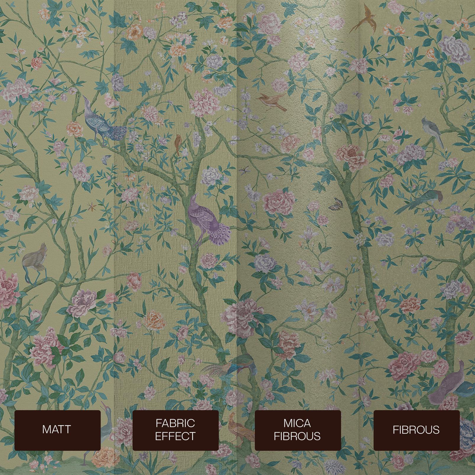 Chinoiserie Green Bespoke Mural