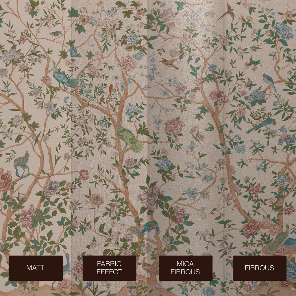 Chinoiserie Neutral Bespoke Mural