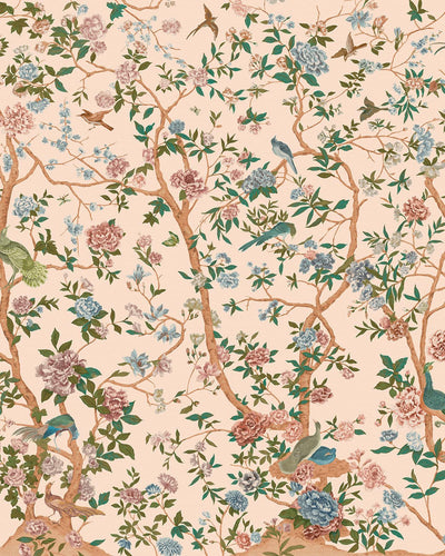 Chinoiserie Neutral Bespoke Mural