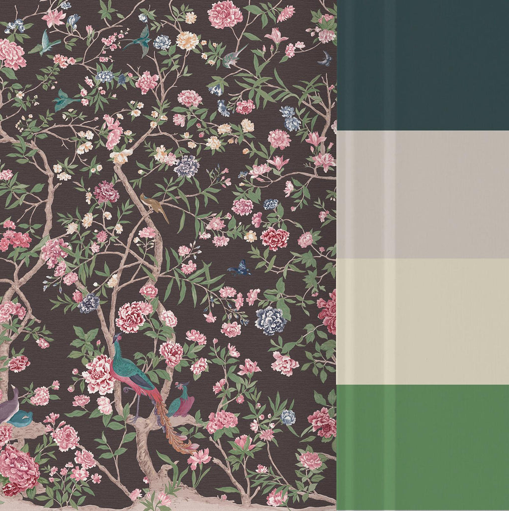 Chinoiserie Charcoal Bespoke Mural