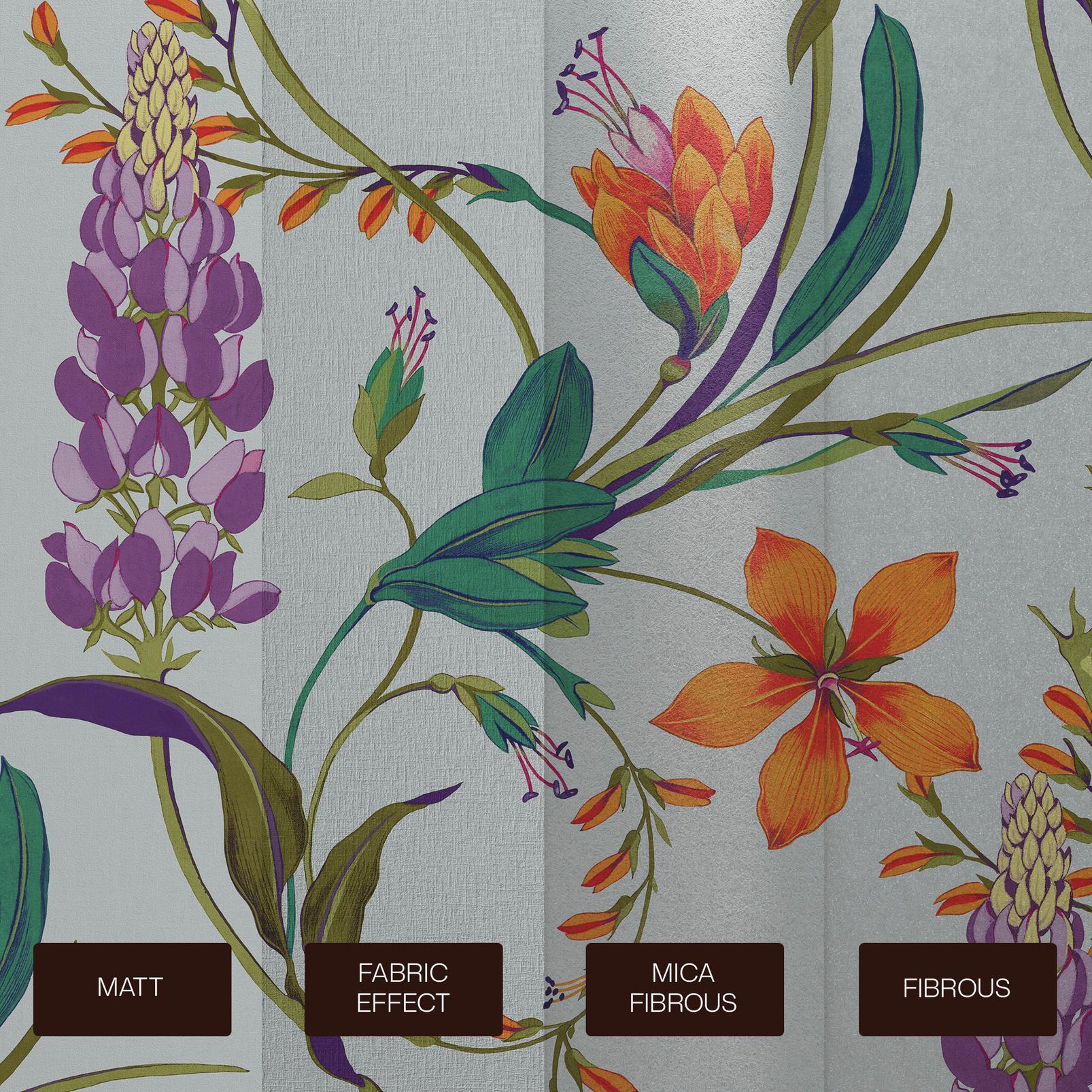 Botanist's Scroll Duck Egg Bespoke Mural